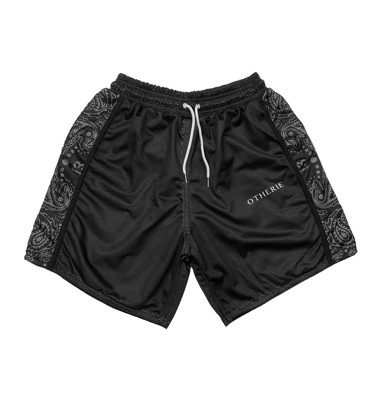 "Dusk Paisley" Mesh Shorts